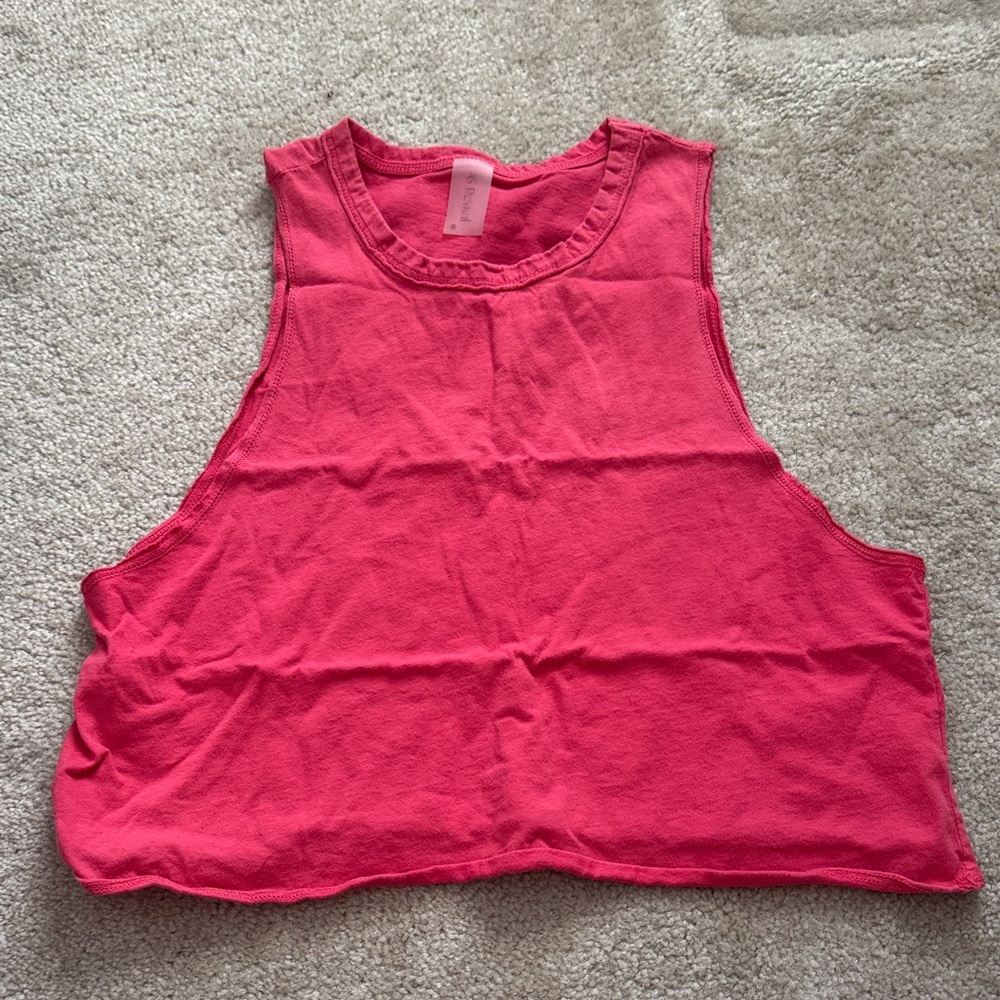 Vibrant Pink Sleeveless Tank Top
